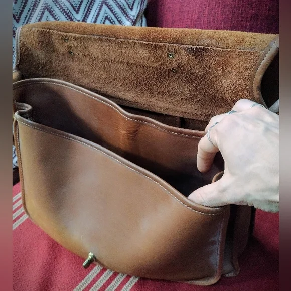 Vintage 1980's Coach Metropolitan Messenger Bag Unisex Briefcase *Made in NYC* - Picture 15 of 16